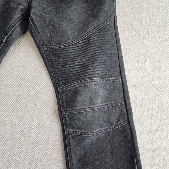 Switch Premium Denim Jeans Men's Size 34x25 Black Moto Bikercore Citywear - Picture 2 of 11